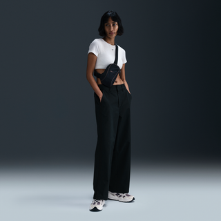Nike Sportswear-kollektionen-twillbukser med mellemhøj talje til kvinder - sort - XXL (EU 52-54)