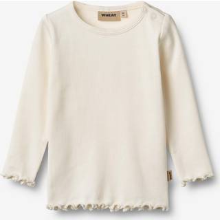 Ida Langærmet T-shirt, Ivory, 122 cm