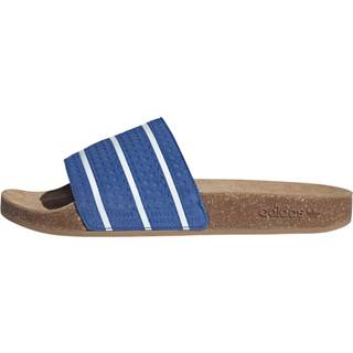 Adilette sandaler - Royal Blue / Core White / Gum - 38