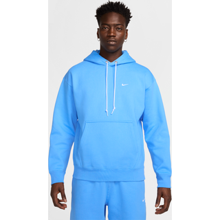 Nike Solo Swoosh-pullover-hættetrøje i fleece til mænd - blå - L