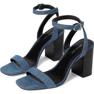MK Merriam Denim Block Heel Sandal - Blue - Michael Kors - EU 35