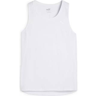 Women&#39;s Puma VELOCITY Running Tank, White, Size L, Clothing - White - L
