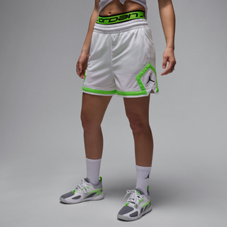 Jordan Sport Diamond-shorts (10 cm) til kvinder - hvid - XL (EU 48-50)