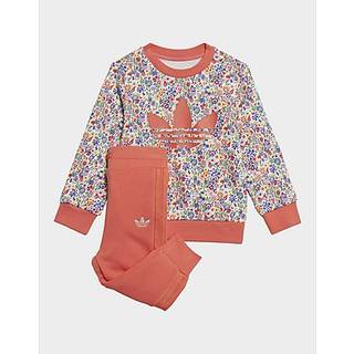 adidas Originals x Liberty London Crew Kids sæt - Cloud White / Multicolor - 98