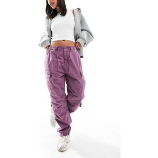 Superdry Superdry Berry Conserve Low Rise Para Cargo 100% Cotton Trousers
