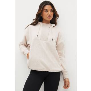 Next Ecru Fleece Hoodie
