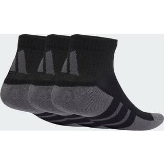 Essentials CLIMACOOL Quarter sokker, 3 par - Black / Grey Six - 34-36