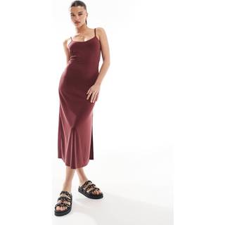 Superdry Superdry Brown Jersey Open Back Dress