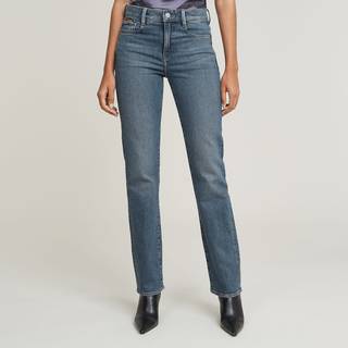 Strace Straight Jeans - Medium blue - Women