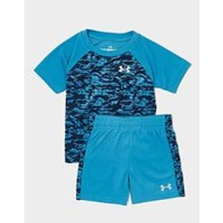 Under Armour Tech Camo T-Shirt/Shorts Set Infant, Blue - 0-3M