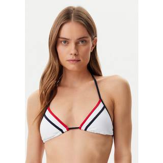 Global Stripe Triangle Bikini Top
