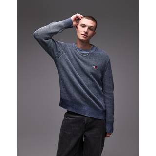 Tommy Badge Contrast Knit Jumper