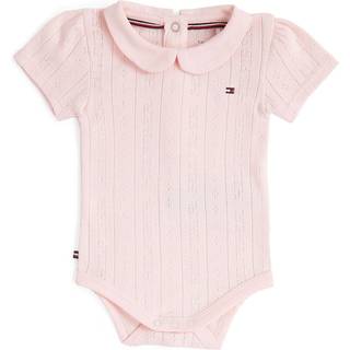 Pointelle Knit Short Sleeve Bodysuit