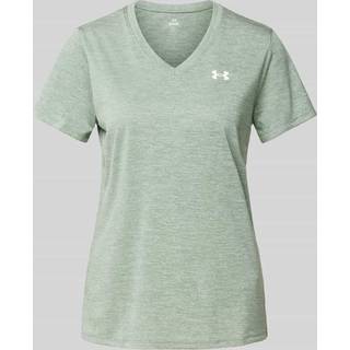 Under Armour Women's Tech SSV Twist Funktionsshirt Damer størrelse XL farve turkis/grøn