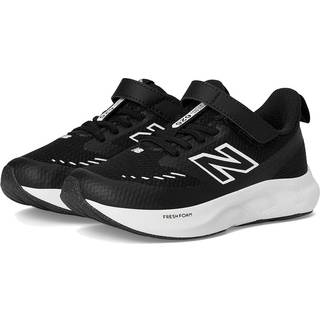 New Balance Børn Fresh Foam 625 Bungee Lace with Top Strap i Sort/Hvid Mesh, Størrelse 31