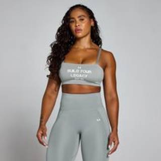 MP Origin Graphic Training Sports Bra til kvinder – Fossil Grey - XS - Grå