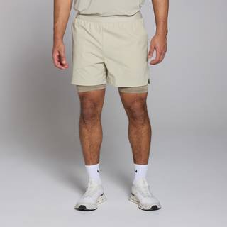 MP Tempo 2 in 1 Graphic Shorts til mænd – Salt grey - M