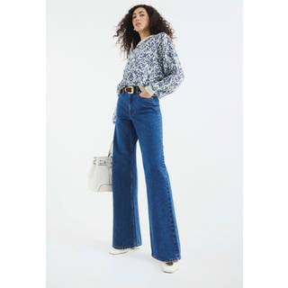River Island Høj talje Afslappet lige 100% JeansEU 44 Kort (UK 16 S)