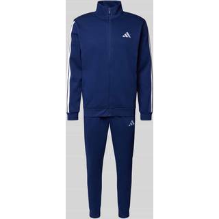 Sportswear Basic 3-Stripes Fleece træningsdragt - Dark Blue - XL