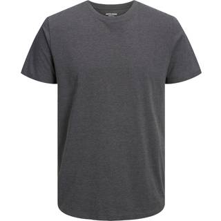 Plus Size Ensfarvet T-shirt