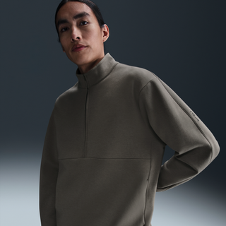 Nike 24.7 ImpossiblySoft Dri-FIT-trøje med 1/2 lynlås til mænd - grå - L