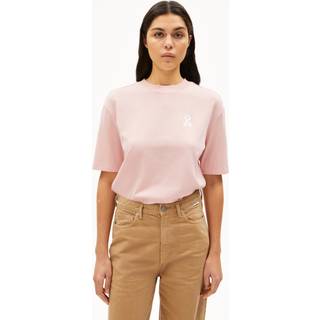 ARMEDANGELS Women's Tarjaa Å Embro T-shirt Damer størrelse XXL farve pink
