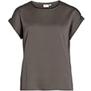 Vila Viellette Satin Bluse Brun - 40