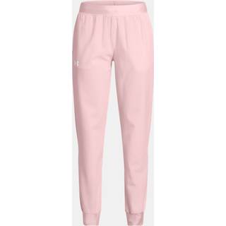 Under Armour Rival Woven Girls' Joggers Prime Pink / White YLG (149 - 160 cm)