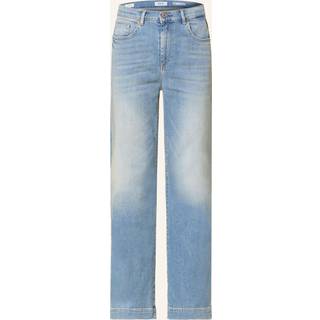 Replay Replay Medium Blue Melja Relaxed Straight Fit Jeans
