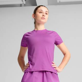 Women&#39;s Puma RUN CLOUDSPUN T-Shirt, Purple, Size XXL, Clothing - Wild Berry - XXL