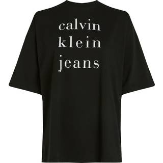 T-shirt Calvin Klein Jeans Short Sleeve Logo Tee Black L - Black - L