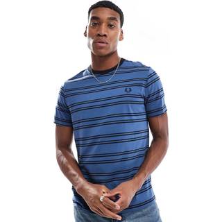 Fred Perry Herren T-Shirt blau gestreift