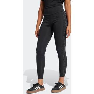 Snakeskin 3-Stripes Leggings - Black - M