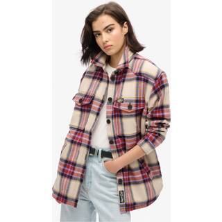 Superdry Superdry Brown Borg Check Overshirt