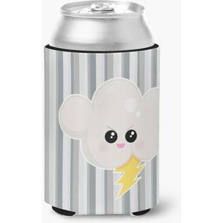 """" Caroline's Treasures Weather Thuderstorm Face Can eller Bottle Hugger kan hugger flerfarvet """"