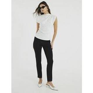 River Island River Island Cream Drape High Neck Top