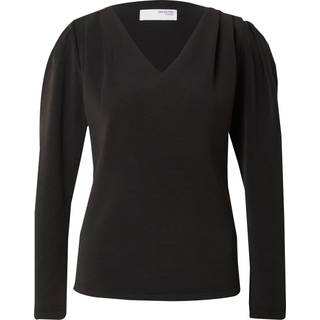 SELECTED FEMME Slffenja Ls V-neck Top Black S
