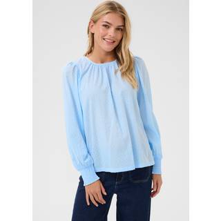 Kaffe KAroca Bluse - Blå - Str 42 - Damer