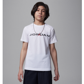 Jordan Air Stretch-T-shirt til større børn - hvid - M