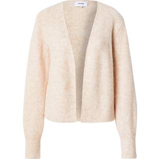 NÜMPH - Nuriette Rib Open Cardigan - Sun Kiss - S - Hvid - Knit