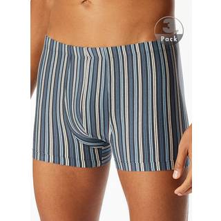 Schiesser Herren Shorts blau Baumwolle & Mix