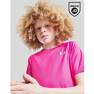 Under Armour Emboss T-Shirt Junior, Pink - 8-9Y