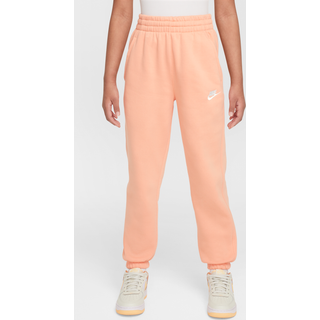 Løstsiddende Nike Sportswear Club Fleece-bukser til større børn - Orange - XL