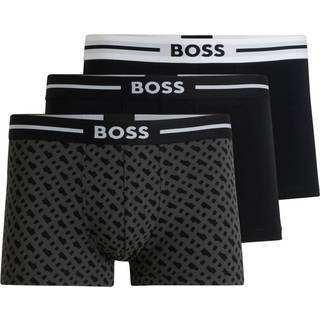 BOSS Logo Bokser 3 PakkeMiddel