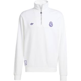 Real Madrid Terrace Icons Half-Zip overdel - White - XL