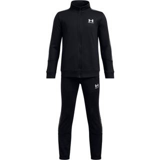 Under Armour Icon Knit Boys' Tracksuit Black / Castlerock / White YMD (137 - 149 cm)