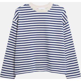 ARMEDANGELS Women's Frankaa  Stripe Sweatere Damer størrelse XXL farve blå