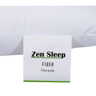 Fiberpude - 50x60cm - Allergivenlig Microfiber Hovedpude - Zen Sleep pude med fiberfyld