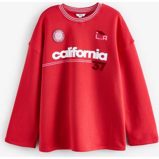 Next Longline Wide Sleeve Grafisk Rund hals Fodboldtrøje SweatshirtX-Large