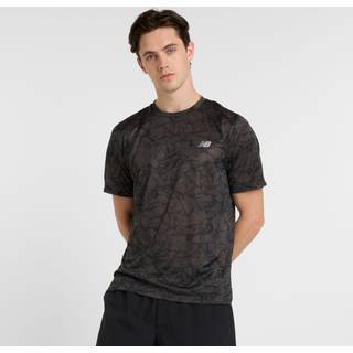 New Balance New Balance Black Mens Athletics Printed T-Shirt